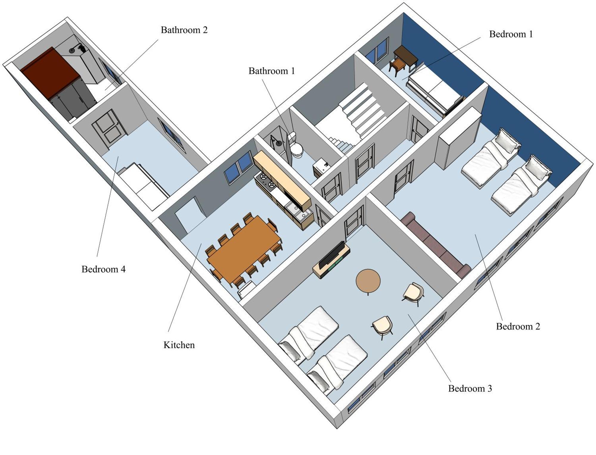 Huge Apartment With Sauna And Free Parking Дуйсбург Екстериор снимка